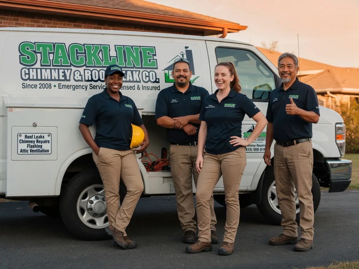 Chimney flashing repair company in Yatesville, GA